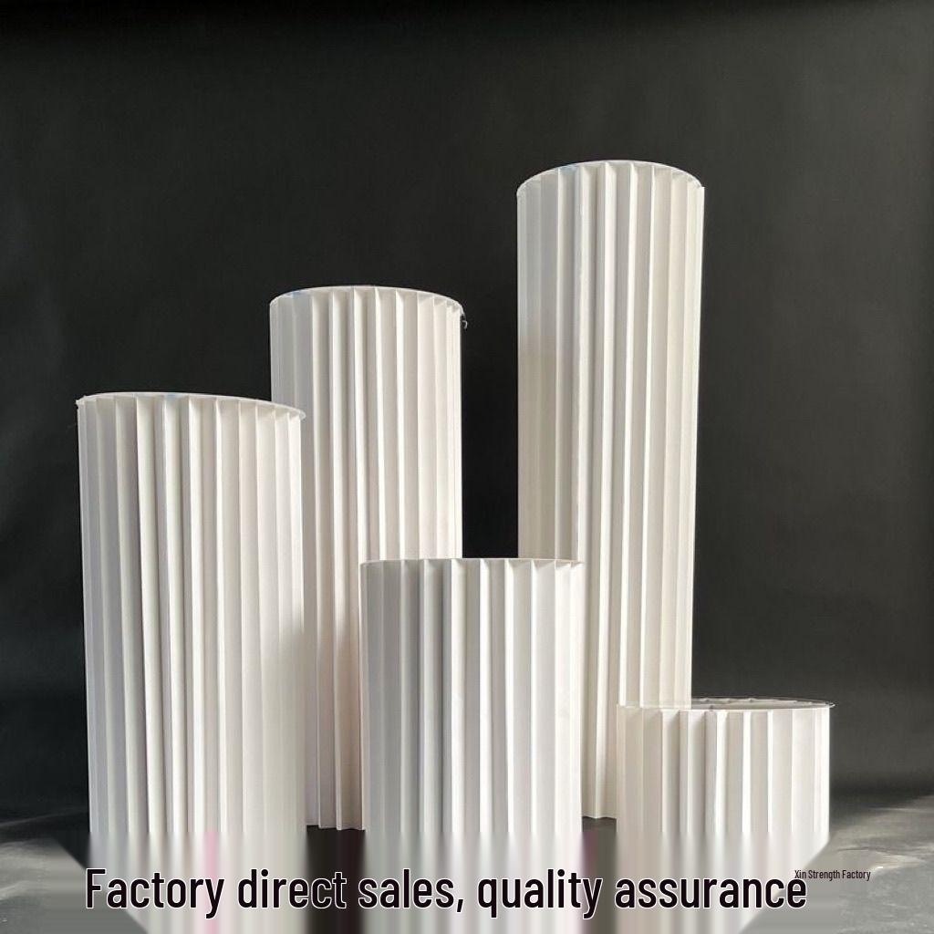Foldable Roman Column Tabletop Display for Weddings, Birthdays, and Window Decorations