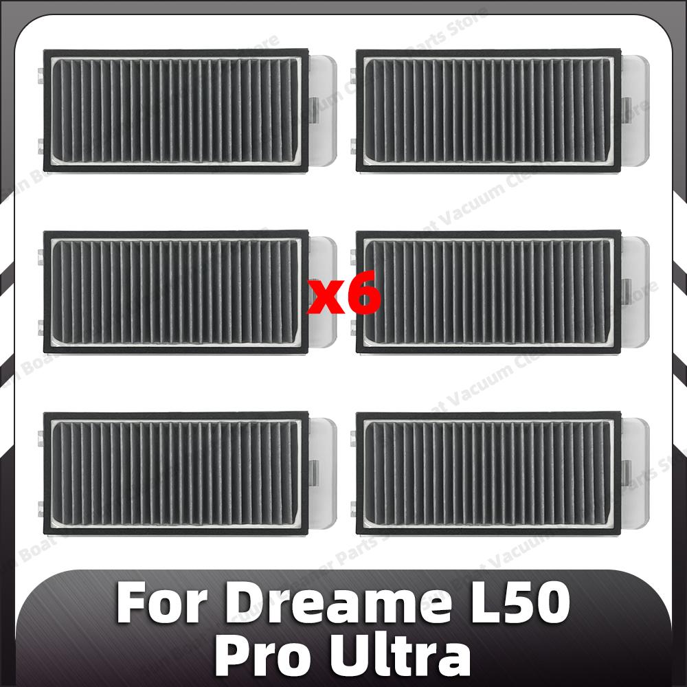 Compatible for Dreame L50 Pro Ultra Replacement Main Side Brush HEPA Filter Mop Pads Dust Bag Spare Parts Accessories
