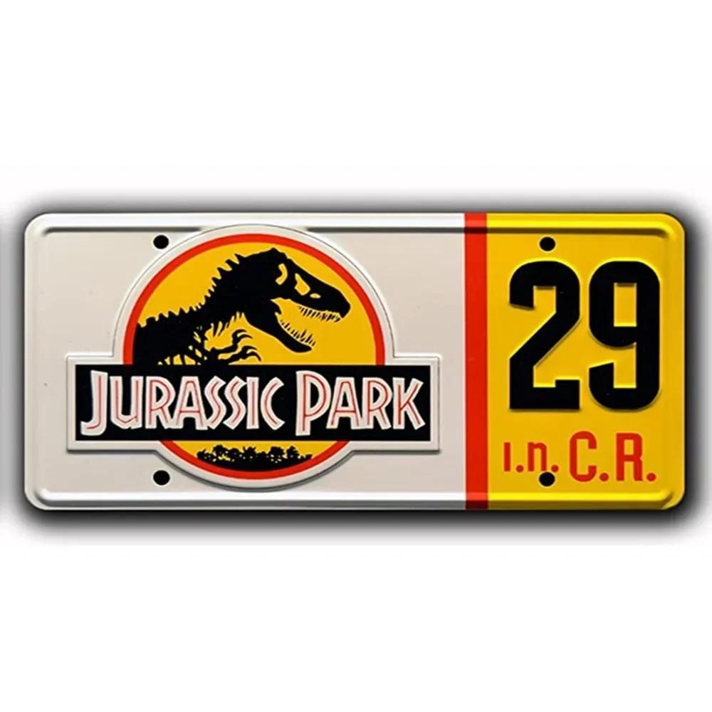 Pig Wall Signs Celebrity Machines Jurassic Park | Explorer # 04# 05# 29 # 10# 12# 18 | Metal Printing License Plate