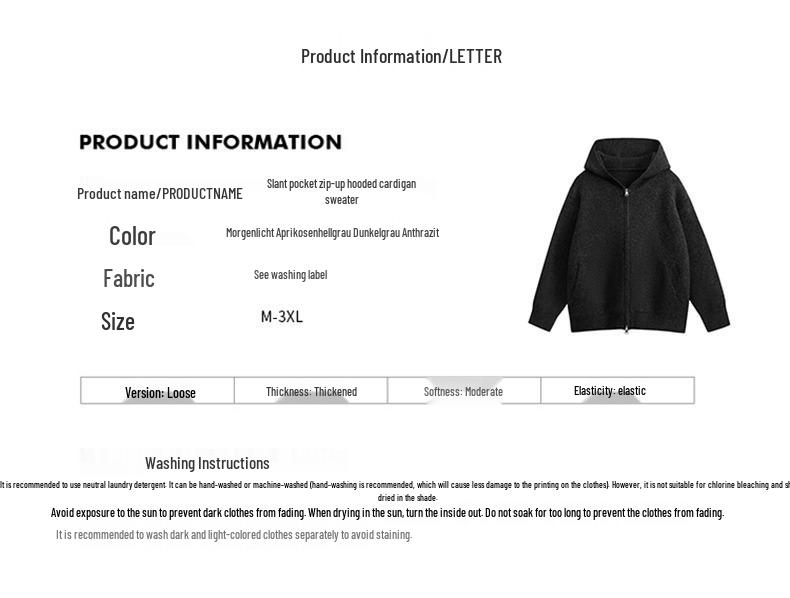 2025 Autumn/Winter High Neck Korean Style Double Zipper Knitted Cardigan for Couples – Loose Fit Sweater