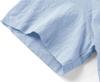 2023 Men's Casual Lapel Short-Sleeve Solid Color Cotton and Linen Shirt - European and American Style