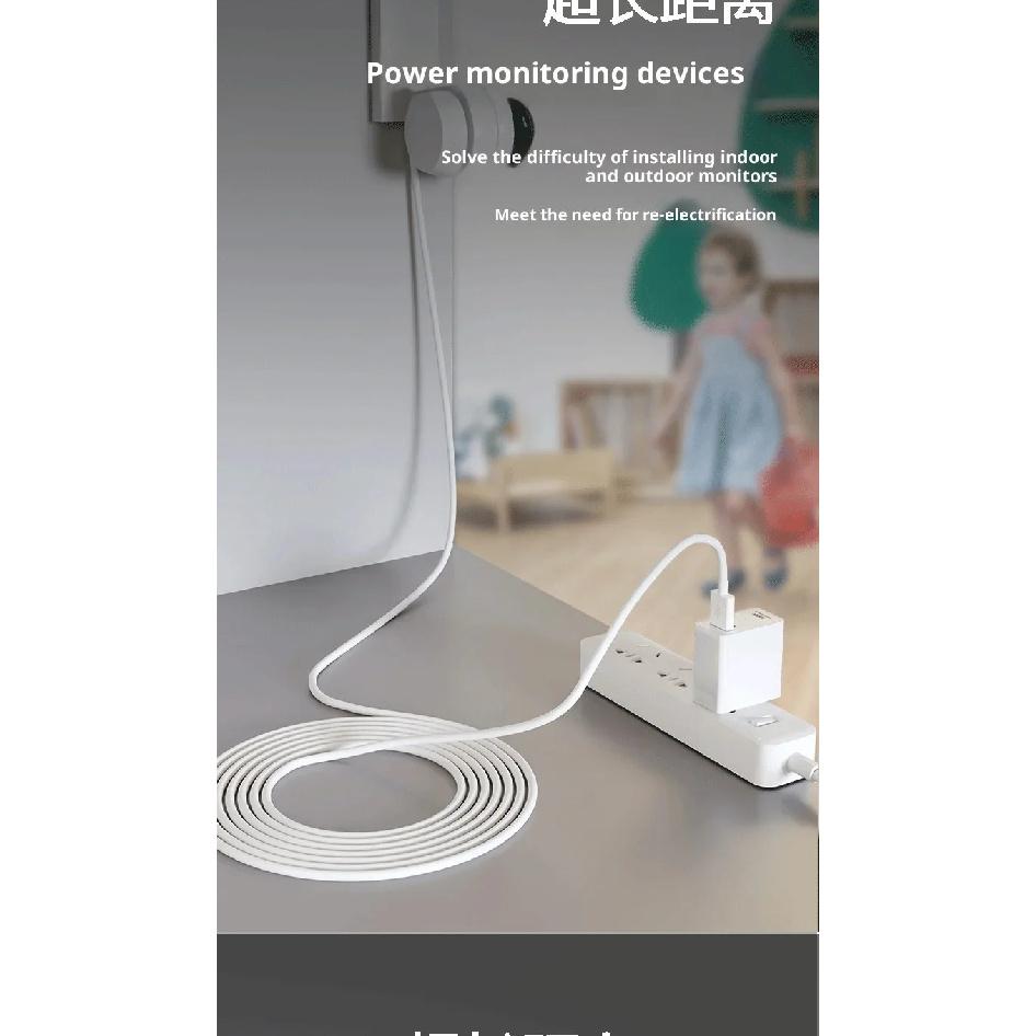 1m-14m Extra Long USB Type C Charging Cable Android Camera Extension Monitoring for Huawei Android Phones Surveillance Cameras