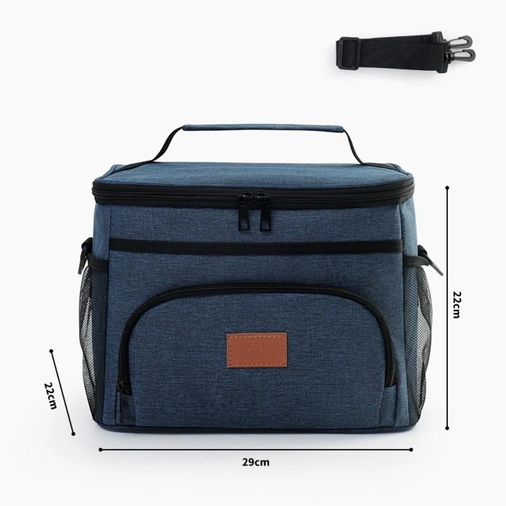 New Double Layer Insulated Thermal Bag Waterproof Large Capacity Lunch Box Multifunction durable handle Picnic Storage Bag