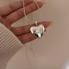 Funny Smooth Surface Metallic Cartoon Horse Flower Pendant Necklaces for Women Long Adjustable Wax Rope Chain Chokers