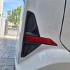 For Toyota VELOZ   2024 2025 Carbon Fiber Style Gear Rear Reflector Fog Light Lamp Cover Trim Bezel Frame Styling