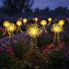 Waterproof Firework String Lights Stake Lights Outdoor Stake Lights Solar LED String Lights Patio