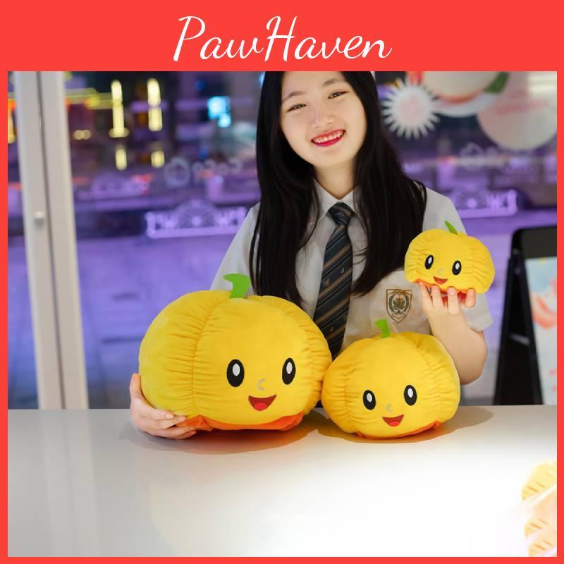 Flipping Ghost Cartoon Pumpkin Plushie Toy Cute Halloween Prank Gift Holiday
