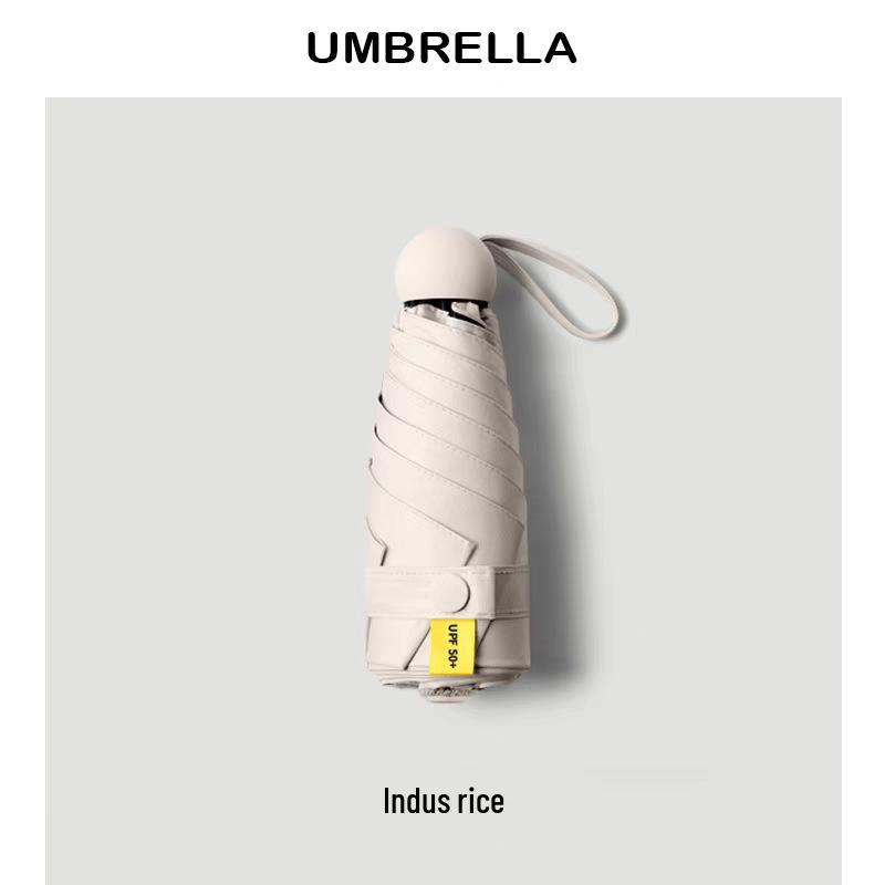 50% Off Women's Portable Sun Umbrella - Anti-UV, Manual Folding, Rain or Shine Parasol