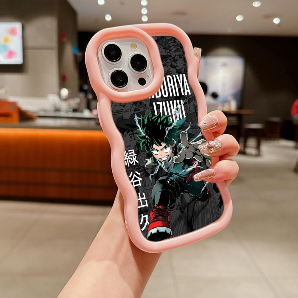 Macaron Soft TPU Phone Case for Xiaomi Poco X3 X5 X6 M6 Redmi 12C 13C Redmi Note 9 10 11 12 13 Pro 10s 11s 12s Cover Ae54 Anime My Hero Academia Art