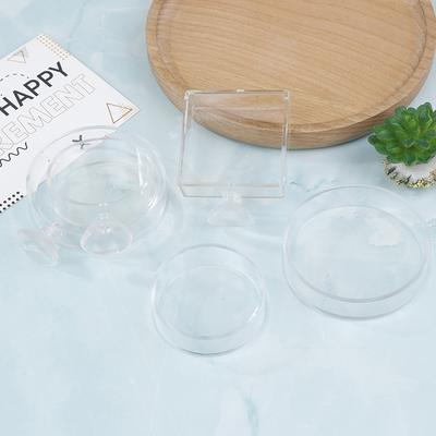 Aquarium Feeder Acrylic Transparent Fish Round Square Dishes Shrimp Food Box Fish And Shrimp Feeding Accessories