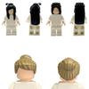 Cross-Border Compatible Girls' Lego Hair Building Blocks - Small Parts & DIY Accessories