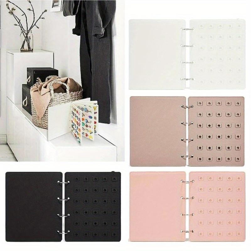 Felt Shoe Flower Storage Booklet Shoe Charm Organizer Shoe Decoration Display Holder Household Organization Booklet