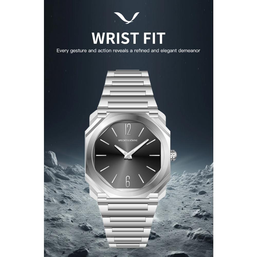 2026 New Hot Selling 38MM Specht & Söhne Quartz Watch For Men Ultrathin 316L Stainless Steel Watches Sapphire Crystal Waterproof