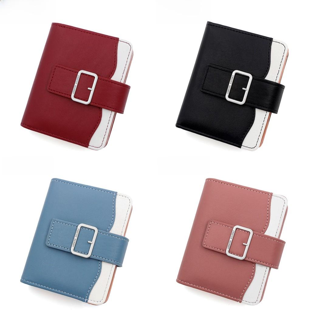 Minimalist Pu Leather Wallet For Women With Multiple Card Slots And Compact Design For Daily Use