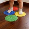 4 Stück Silikon sensorische texturierte Balance-Pads für Kinder sensorisches Trainingsspielzeug