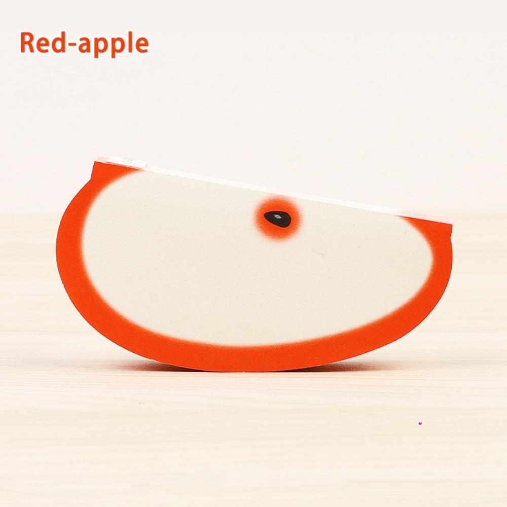 Multifunctional Non-sticky Note Paper Tearable Fruit Shape Message Paper Stationery Paper Writing Paper Students