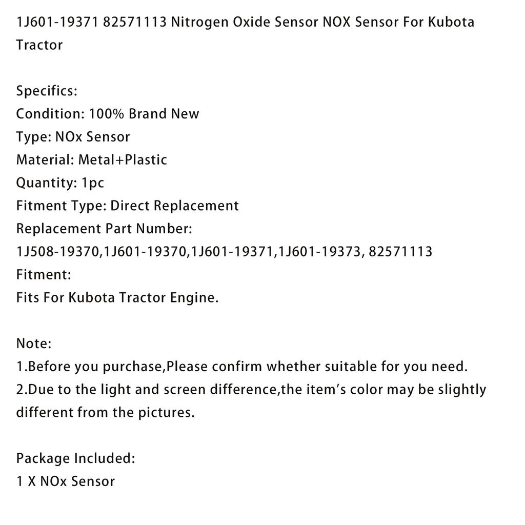 1J601-19371 82571113 Nitrogen Oxide Sensor NOX Sensor For Kubota Tractor