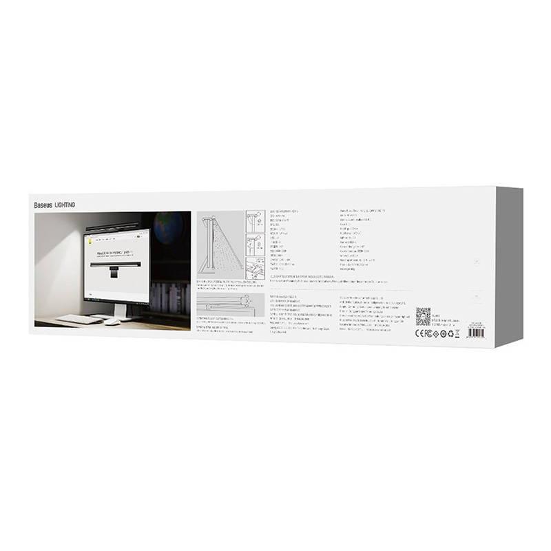 Baseus I-Wok Pro Monitor Lamp, with Clip and Dimmer (Black)