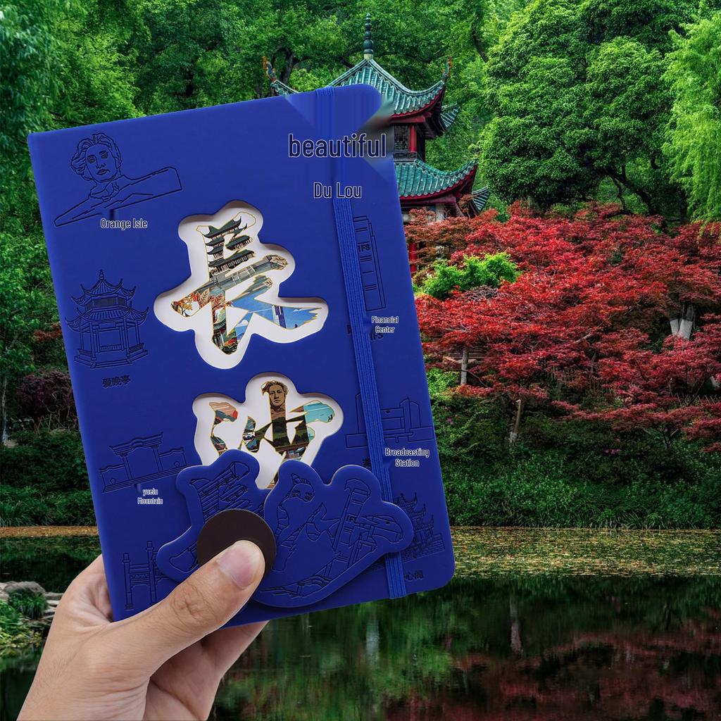 Custom Changsha City Stamp Collection Book with Magnet
