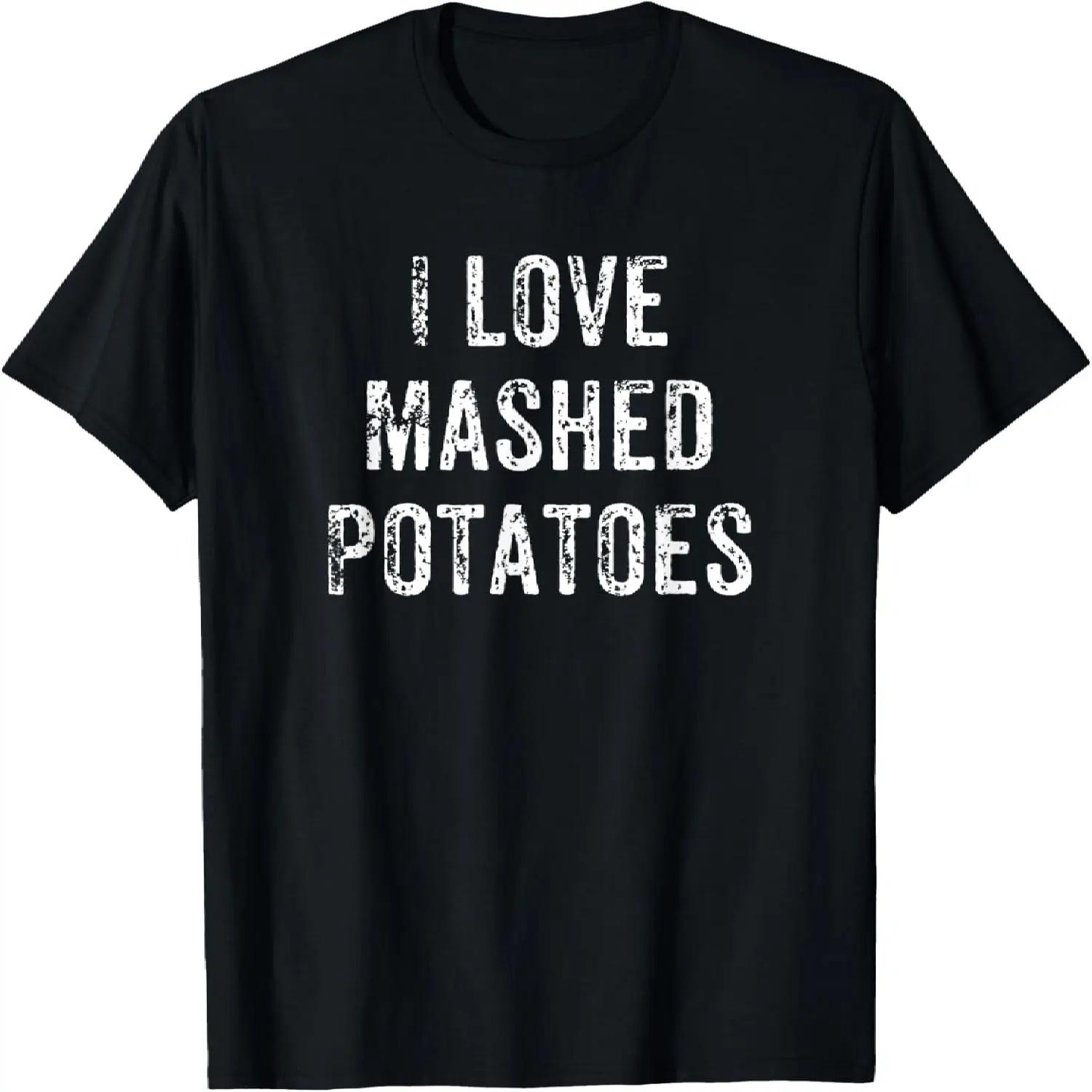 Funny Mashed Potatoes Thanksgiving Dinner Gift T-Shirt S