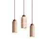 Nordic Wabi-Sabi Yellow Cave Stone Pendant for Restaurant or Bedroom Lighting