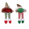 Funny Cute Long-legged Elf Ornaments Cartoon Handmade Christmas Plush Doll Unqiue Christmas Tree Hangings Ornaments New Year