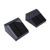 2PCS Outdoor Solar Wall Lights with Microwave Motion Sensor IPX5 Water Proof 2 Modes 6 12H Illumination for Garden