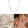 Minimalist Stainless Steel Geometric Pearl Necklace For Women Fashion Jewelry