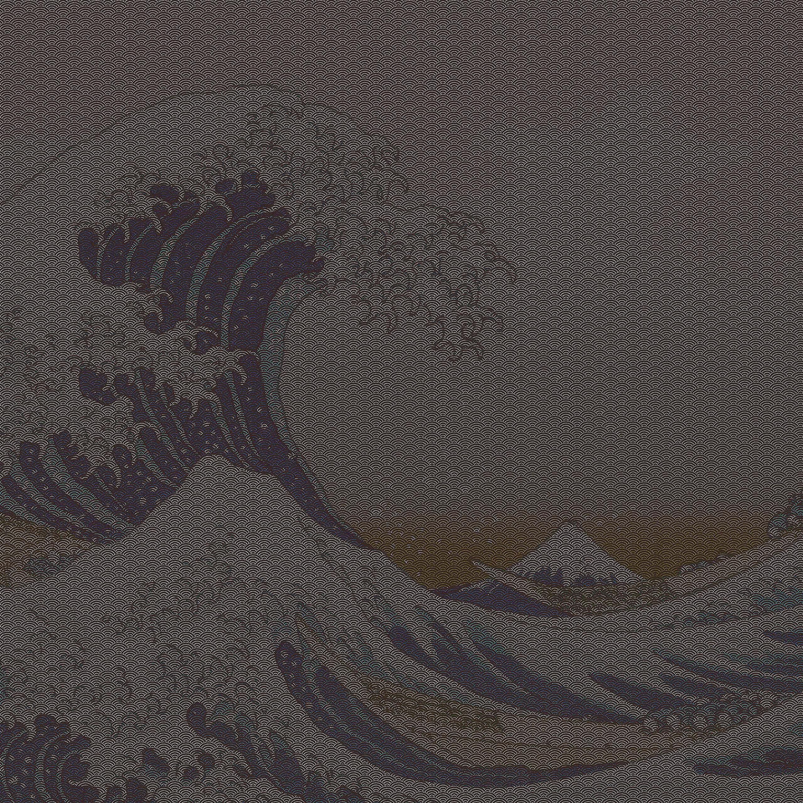 

Super wrapping cloth Nagare Amundsen Seigaiha water-repellent