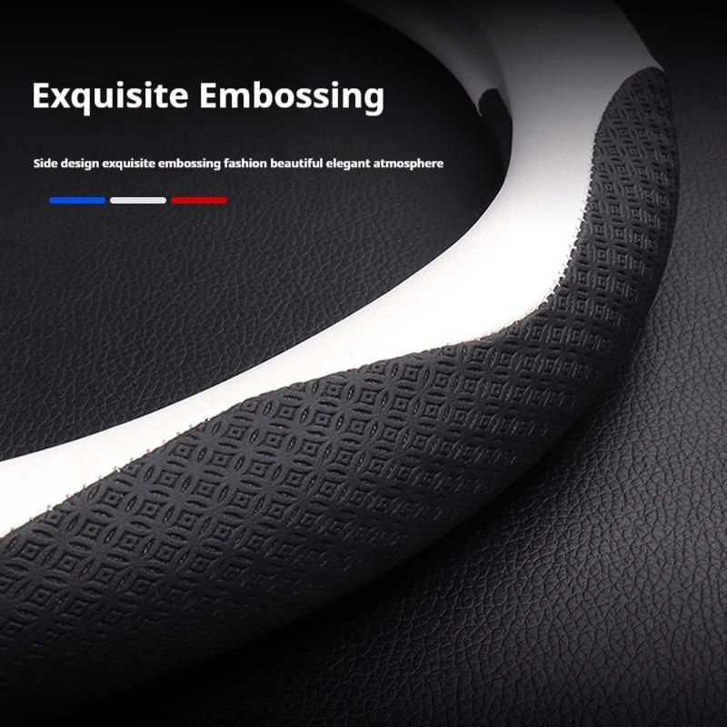 Car Leather Steering Wheel Cover For MG MG3 3SW ZR EHS EZS GS MG4 MG5 MG6 MG7 HS ZS EV 2024 GT X Power Auto Interior Accessories zai0