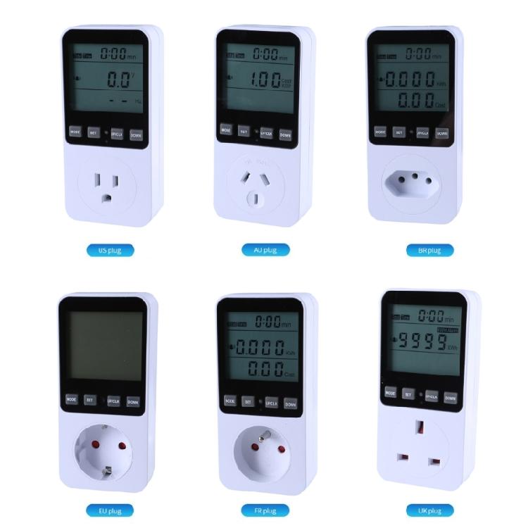 Watt Meter Power Meter Plugs Electricity Usage Monitors for Home, Energy Monitors Kilowatt Meter Socket Outlet