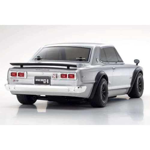 Kyosho 1/10 EP 4WD Fazer Mk2 FZ02 Nissan Skyline 2000GT-R (KPGC10) Tunet versjon Silver Electric Radio Control 34425T1C
