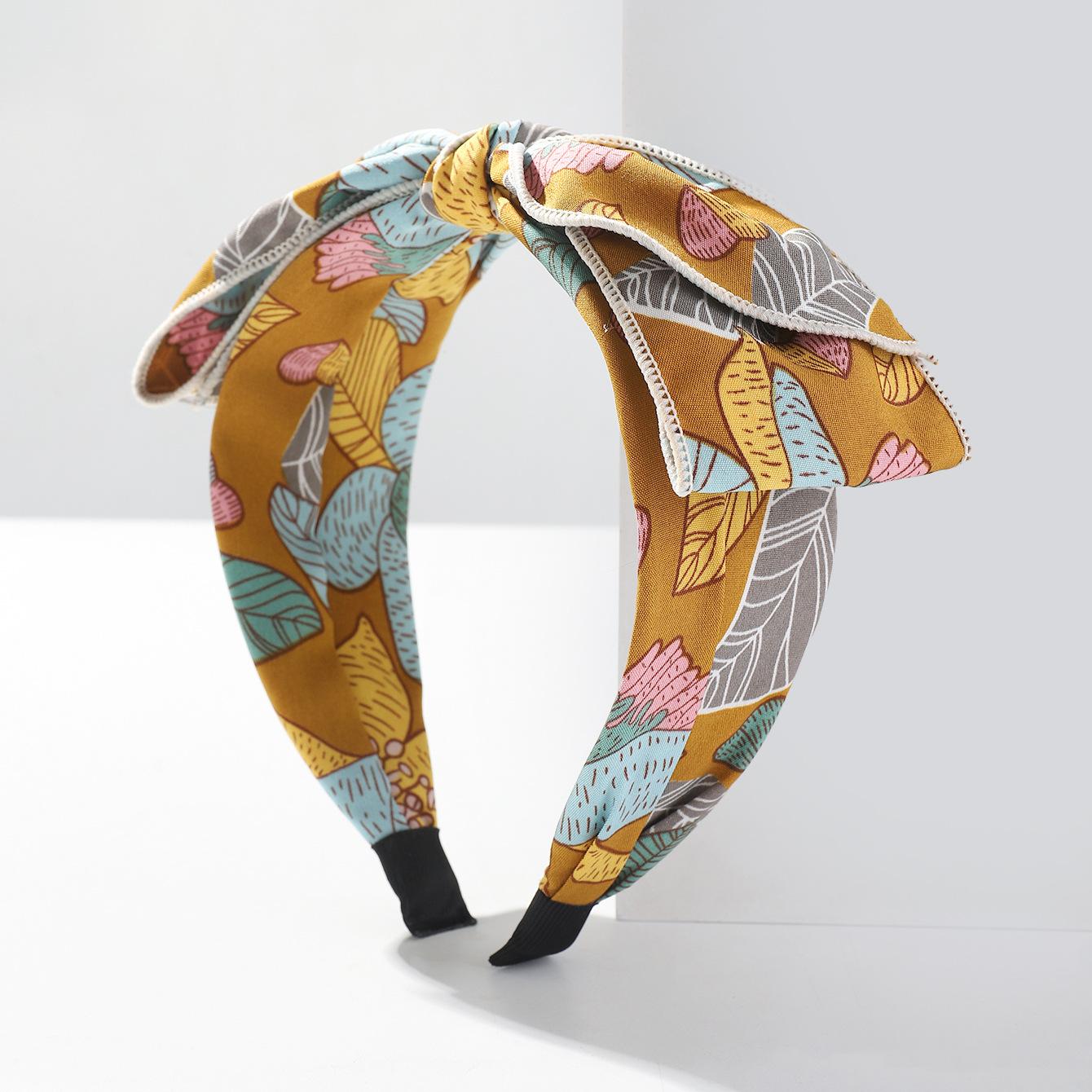 

Богемный Этнический Цветок Бант Заколка для Волос Красочная Повязка на Голову Взрослые Аксессуары для Волос Бижутерия для Волос