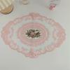 Vintage Floral Lace Tablecloth Handwoven Hollowed-Out Design For Elegant Home & Living Room Decor Perfect For Coffee Tables Coffee Tablecloth