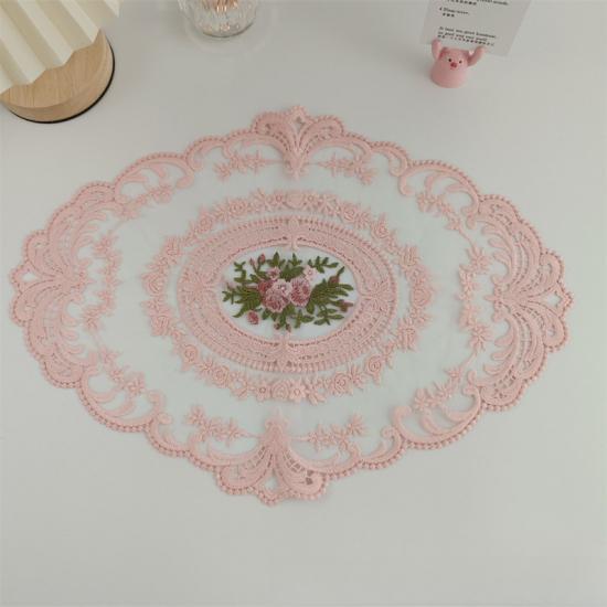 Vintage Floral Lace Tablecloth Handwoven Hollowed-Out Design For Elegant Home & Living Room Decor Perfect For Coffee Tables Coffee Tablecloth