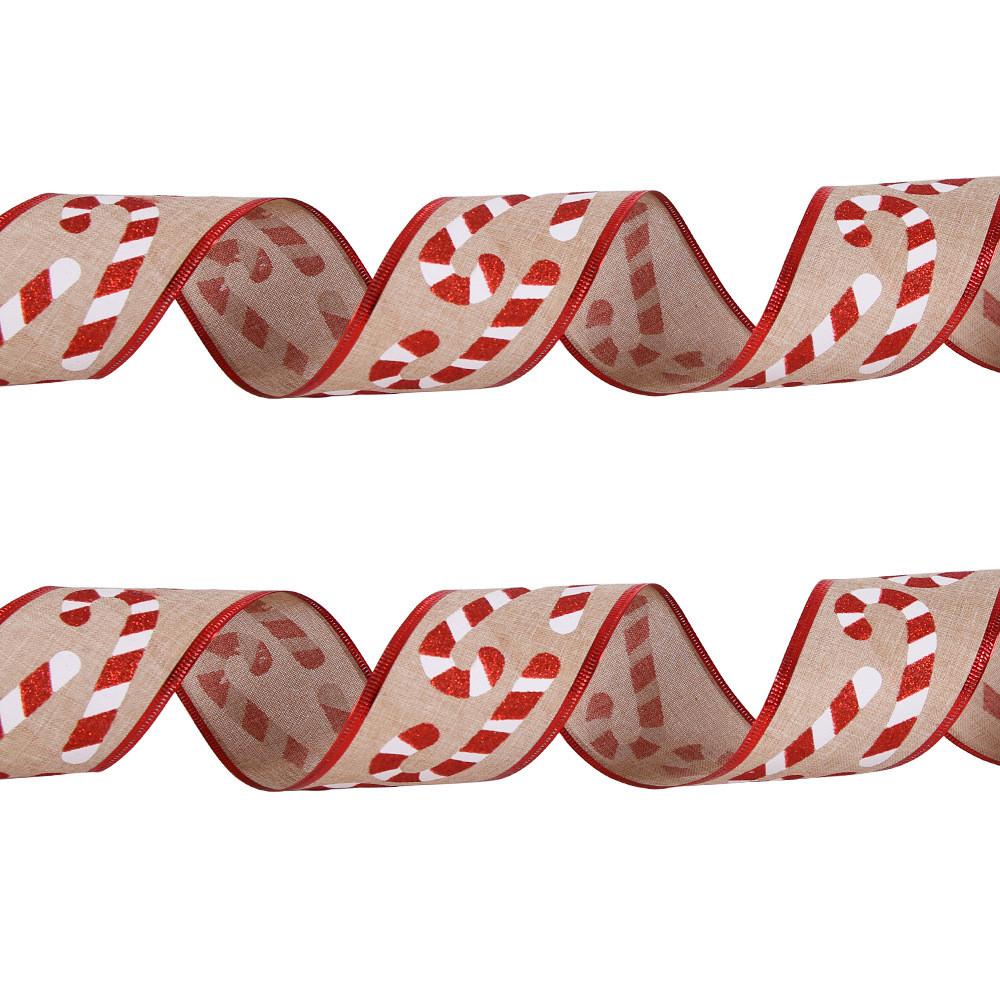 63cm Fabric Versatile Christmas Ribbon For Holiday Gift Packaging And Decorating