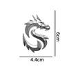 3D Metal Car Sticker Chinese Dragon Emblem Badge Fender Rear Trunk Window Hood Head Decal Zinc Alloy Auto Accessories Decoration