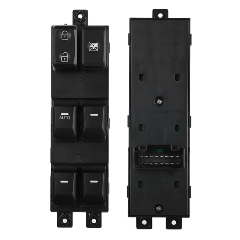 Drive Side Power Window Main Control Switch Electric Window Switch 93570-1Y200 ABS Replacement Suitable for 11-16