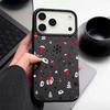 Full-Coverage Christmas Pattern iPhone Case for iPhone 17 16 15 14 Fro Max 13 Air - Festive Shockproof TPU Cover with PU Leather Texture