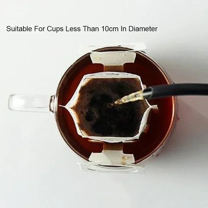 

50pcs Coffee Filter Paper Bags Disposable Drip Coffee Bag Handle Hanging Ear Espresso Coffee Accessories Tea Tool 7.5cm x 9cm