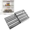 Expandable 4 Tier Seasoning Organizer Rack Stable Metal Frame Separable Seasoning Step Display Shelf For Countertops Inside Cabinets
