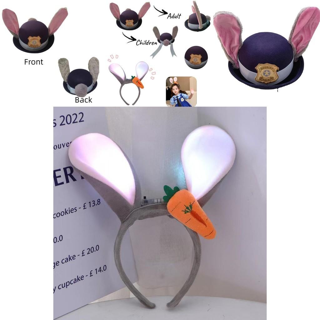 Glowing Headgear For Judy Cosplay Costume Perfect For Kids And Adults