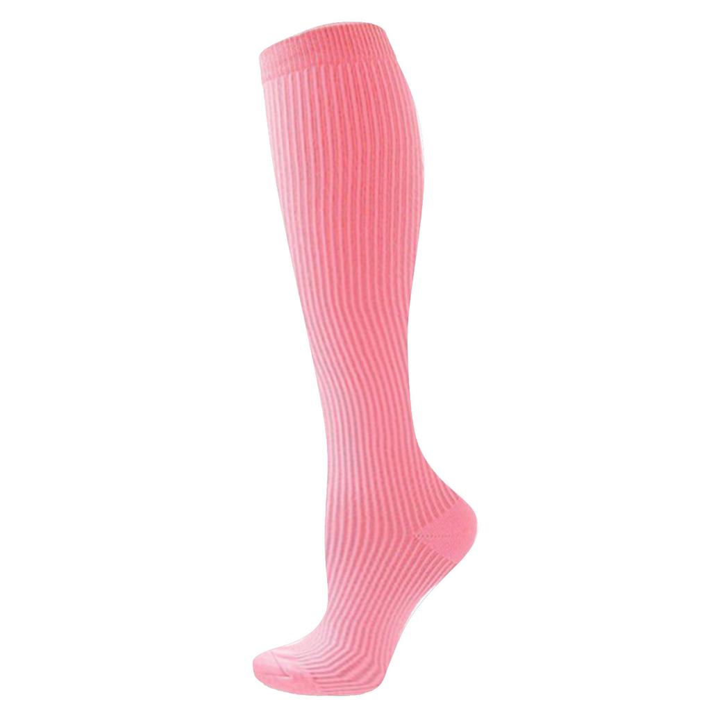 Men Women Compression Socks Varicose Veins Candy Color Marathon Sports Running Hiking Basketball Calf Compress Stockings Nurse