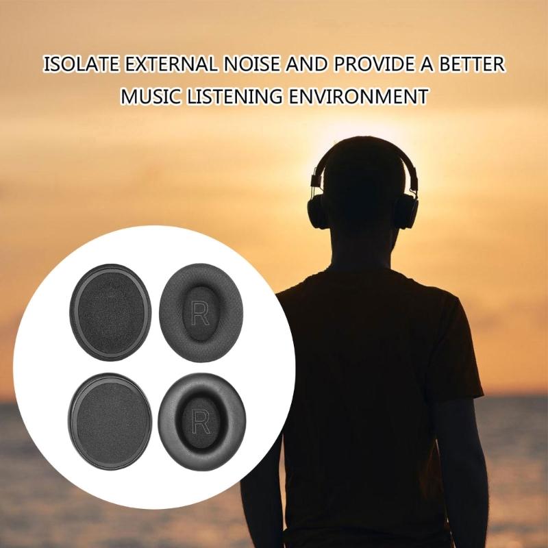 Noise Reducing Ear Cushions Replacement Soft Earpad For Select Model Improved Stereo Experience