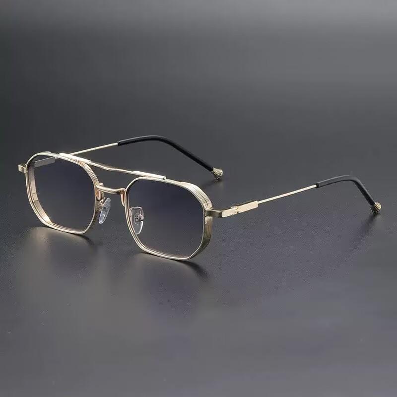 Retro Personalized Hd Metal Round Frame Women'S Myopia Glasses Fashion Outdoor Neutral High Quality Driving Punk Glasses