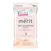 Merit Dry Shampoo Sheets, Refreshing Hair Taming Type, Peach Scent, 12 Sheets, 110ml, 1 Pcs