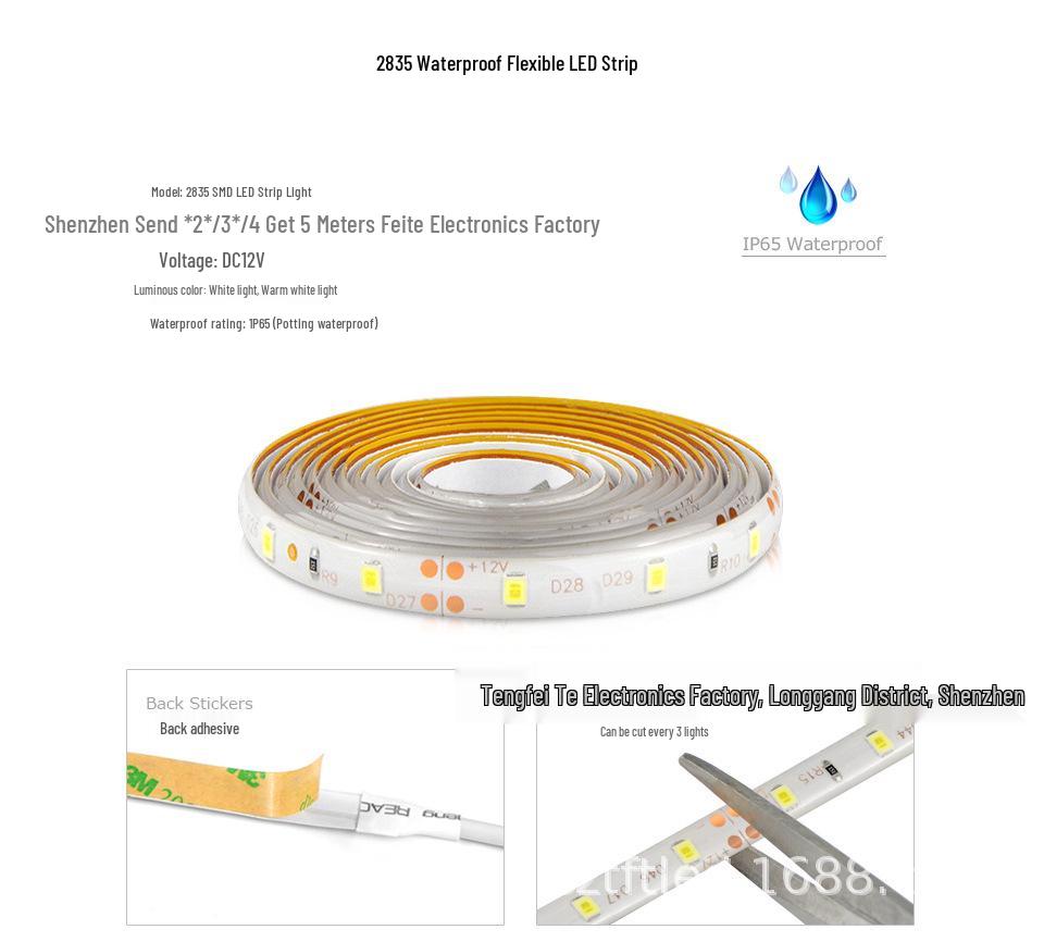 Smart Infrared LED Under-Bed & Cabinet Strip Light Sensor