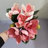 Real Touch Artificial Magnolia EVA Fake Orchid Lifelike Simulated Flowers  Gift