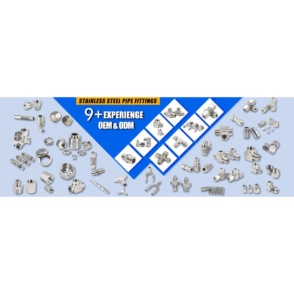 Fit Hose OD 4/6/8/10/12/14/16mm 304 Stainless Steel Quick Fit Pipe Fitting Union Pneumatic Fast Twist Fittings Air Tube Straight