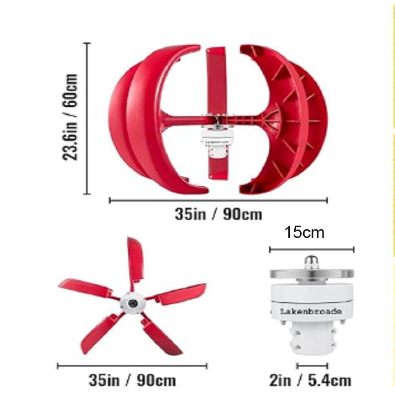

12-вольтовые ветрогенераторы Генератор ветряной турбины с контроллером Морское уличное освещение Генератор Ветряные генераторы, устойчивые к ржавчине Комплект